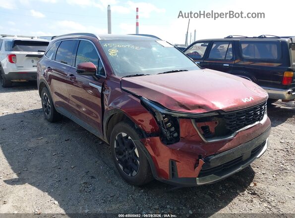 5XYRLDJC5RG293688 2024 KIA SORENTO Burgundy Vista frontal