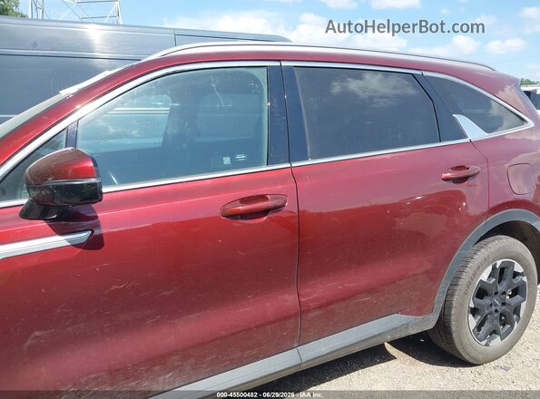 5XYRLDJC5RG293688 2024 KIA SORENTO Burgundy Vista interior de 360 grados