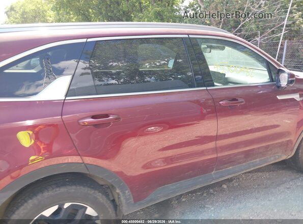 5XYRLDJC5RG293688 2024 KIA SORENTO Burgundy Vista interior trasera