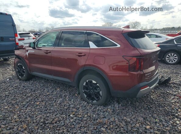 5XYRLDJC5SG316019 2025 KIA SORENTO Burgundy Rear left
