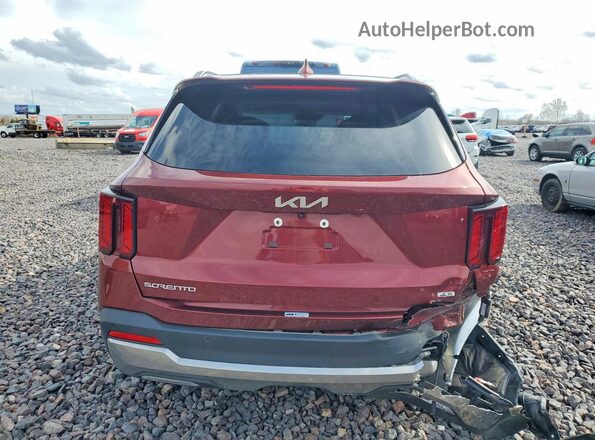 5XYRLDJC5SG316019 2025 KIA SORENTO Burgundy Rear view