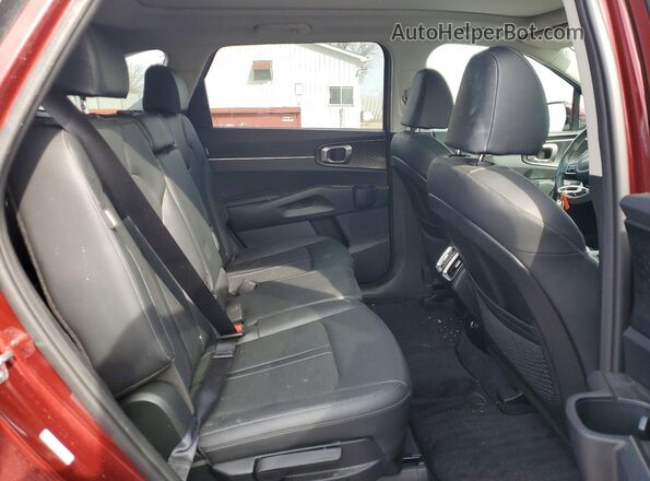 5XYRLDJC5SG316019 2025 KIA SORENTO Burgundy Rear interior view