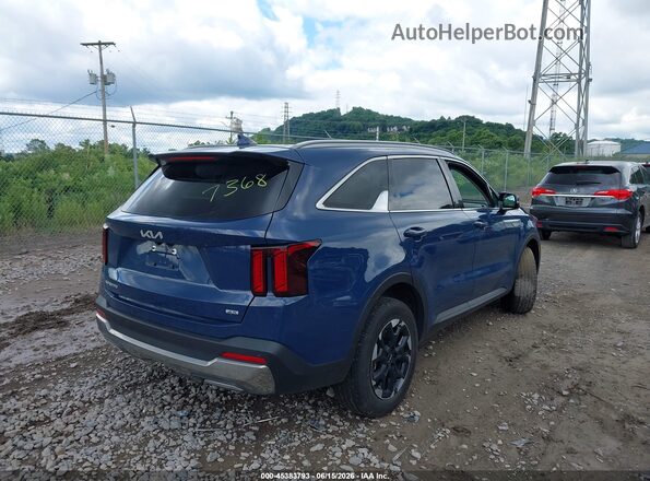 5XYRLDJC7RG297368 2024 KIA SORENTO Blue Trasero derecho