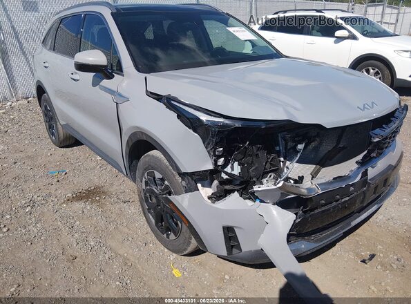 5XYRLDJC9SG326519 2025 KIA SORENTO Gray Widok z przodu
