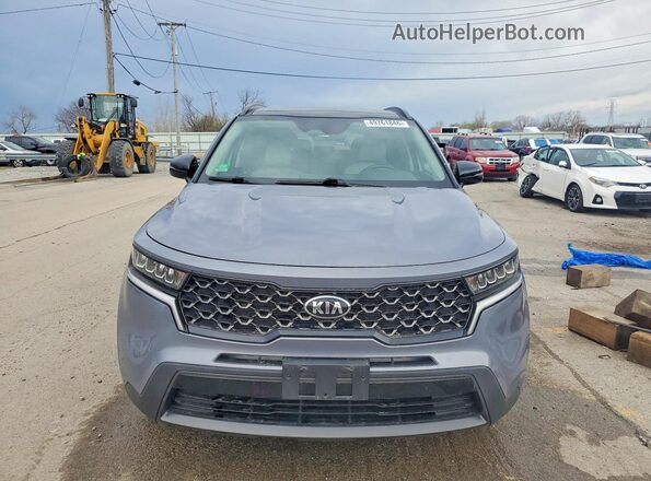 5XYRLDLC0MG068665 2021 KIA SORENTO Blue Widok z przodu