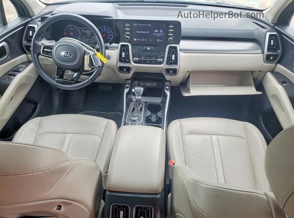 5XYRLDLC0MG068665 2021 KIA SORENTO Blue Widok deski rozdzielczej
