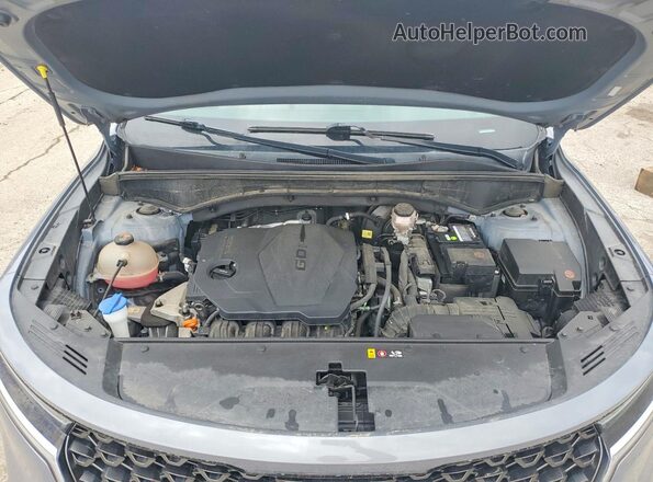 5XYRLDLC0MG068665 2021 KIA SORENTO Blue Widok komory silnika