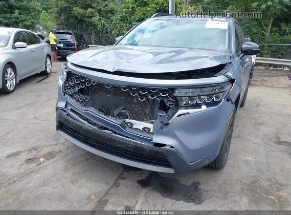 5XYRLDLC0NG096581 2022 KIA SORENTO Gray Դիմացի տեսք