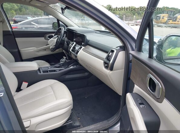 5XYRLDLC0NG096581 2022 KIA SORENTO Gray Սալոնի դիմացի տեսք