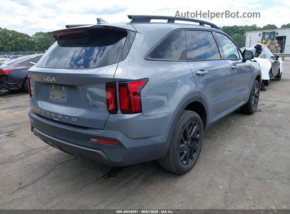 5XYRLDLC0NG096581 2022 KIA SORENTO Gray Հետևի աջ