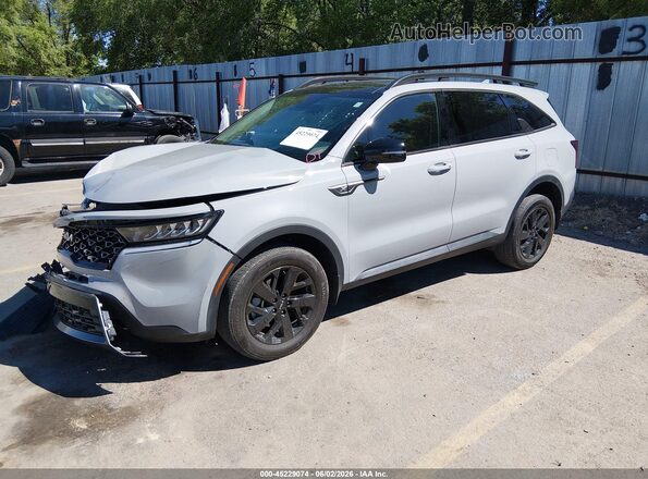 5XYRLDLC1NG158330 2022 KIA SORENTO Gray Przód lewy