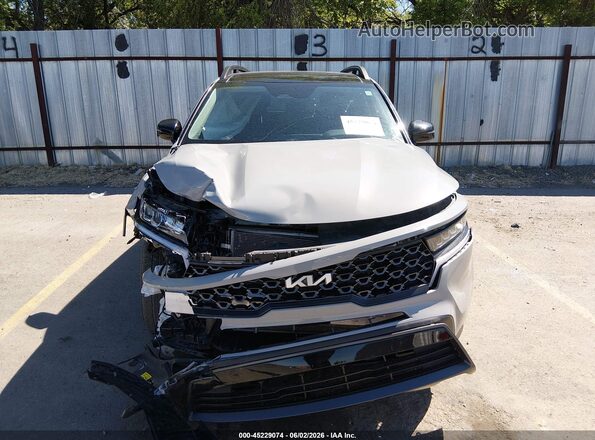 5XYRLDLC1NG158330 2022 KIA SORENTO Gray Widok zestawu wskaźników