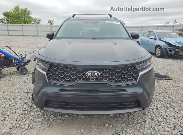 5XYRLDLC2MG005955 2021 KIA SORENTO Gray Front view