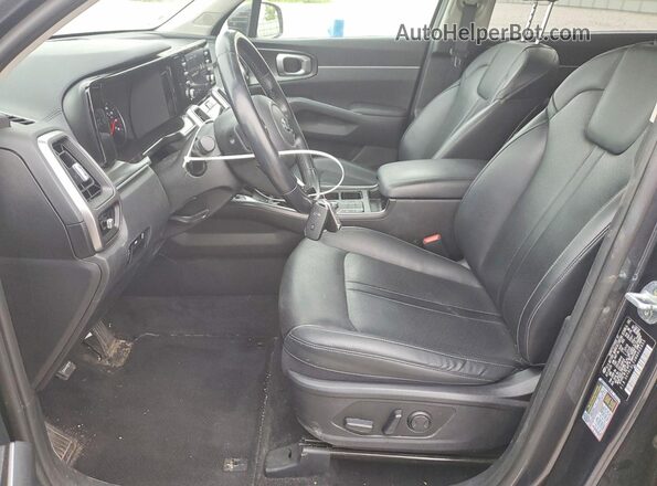 5XYRLDLC2MG005955 2021 KIA SORENTO Gray Front interior view