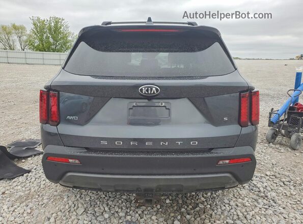 5XYRLDLC2MG005955 2021 KIA SORENTO Gray Rear view
