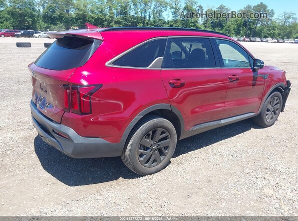 5XYRLDLC2MG021573 2021 KIA SORENTO Red Rear right