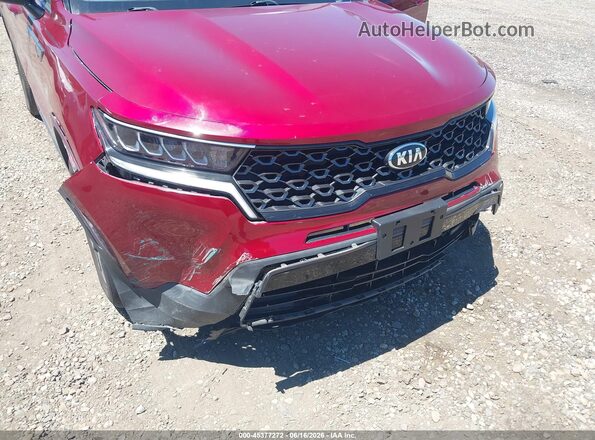5XYRLDLC2MG021573 2021 KIA SORENTO Red Front view