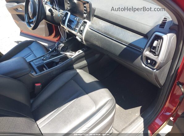 5XYRLDLC2MG021573 2021 KIA SORENTO Red Front interior view