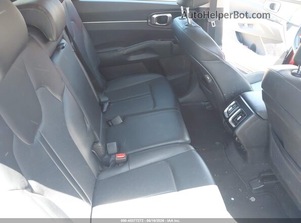 5XYRLDLC2MG021573 2021 KIA SORENTO Red VIN sticker view