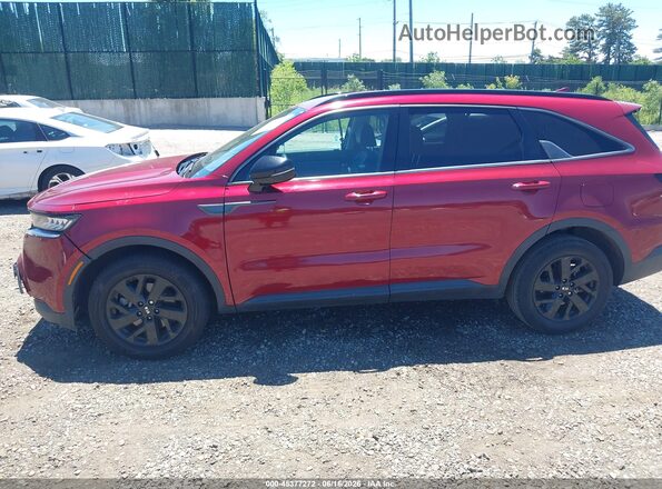 5XYRLDLC2MG021573 2021 KIA SORENTO Red 360 interior view