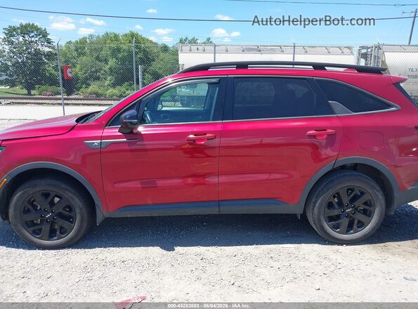 5XYRLDLC2PG179853 2023 KIA SORENTO Burgundy Панорамний вид салону 360°