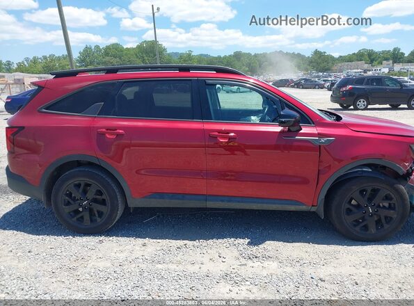 5XYRLDLC2PG179853 2023 KIA SORENTO Burgundy Вид задньої частини салону