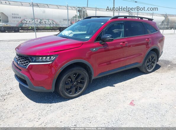 5XYRLDLC2PG179853 2023 KIA SORENTO Burgundy Передня ліва чверть