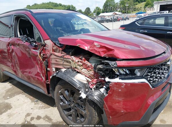 5XYRLDLC3MG003616 2021 KIA SORENTO Red Widok z przodu