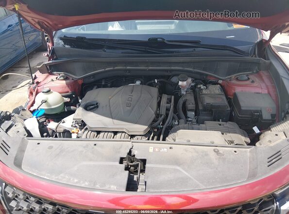 5XYRLDLC3MG003616 2021 KIA SORENTO Red Widok z tyłu