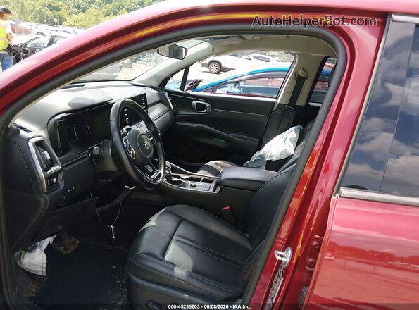 5XYRLDLC3MG003616 2021 KIA SORENTO Red Widok wnętrza z przodu