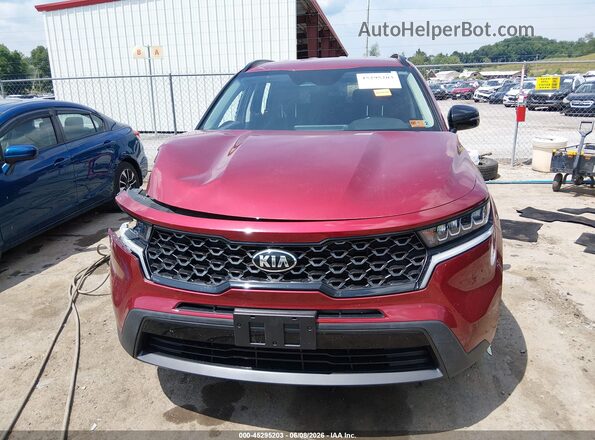 5XYRLDLC3MG003616 2021 KIA SORENTO Red Widok zestawu wskaźników