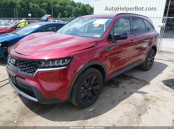 5XYRLDLC3MG003616 2021 KIA SORENTO Red Przód lewy