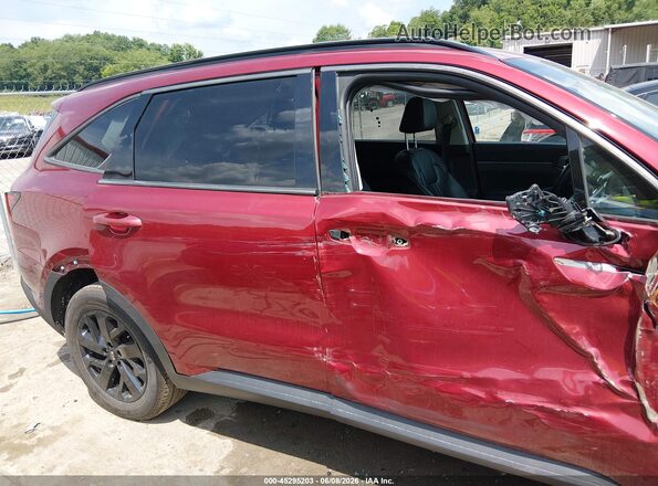 5XYRLDLC3MG003616 2021 KIA SORENTO Red Widok wnętrza z tyłu