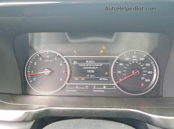 5XYRLDLC3MG018133 2021 KIA SORENTO Black Widok zestawu wskaźników