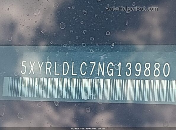 5XYRLDLC7NG139880 2022 KIA SORENTO Black Շարժիչի բաժամունքի տեսք