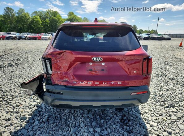 5XYRLDLC8MG022372 2021 KIA SORENTO Red უკანა ხედი