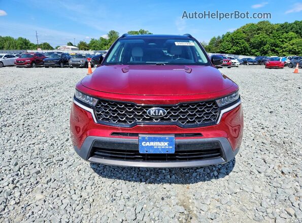 5XYRLDLC8MG022372 2021 KIA SORENTO Red წინა ხედი