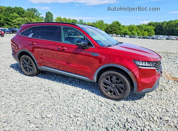 5XYRLDLC8MG022372 2021 KIA SORENTO Red წინა მარჯვენა