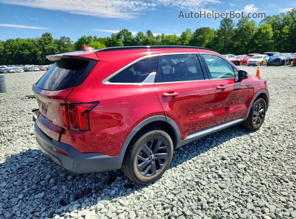 5XYRLDLC8MG022372 2021 KIA SORENTO Red უკანა მარჯვენა