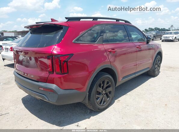 5XYRLDLC8NG144778 2022 KIA SORENTO Red Tył prawy