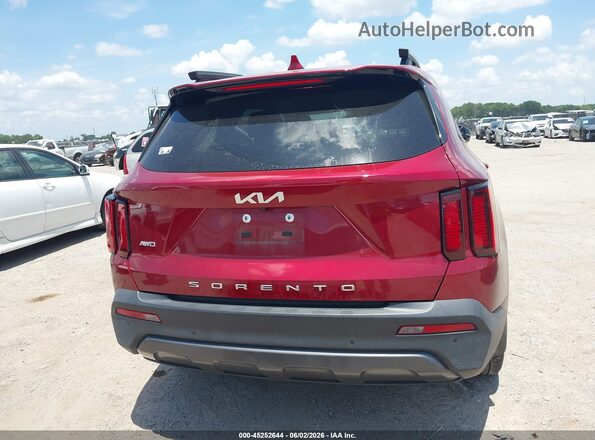 5XYRLDLC8NG144778 2022 KIA SORENTO Red 