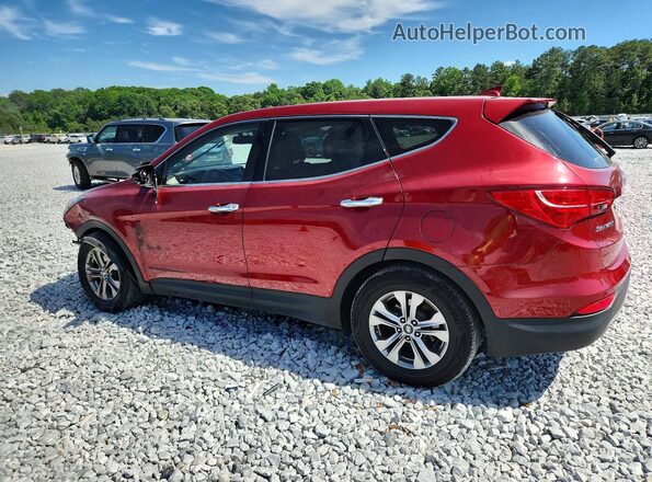 5XYZT3LB0GG371841 2016 HYUNDAI SANTA Red უკანა მარცხენა
