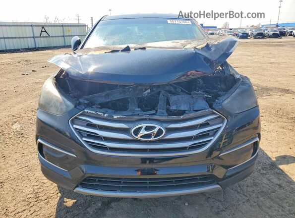 5XYZT3LB0HG398233 2017 HYUNDAI SANTA Black 