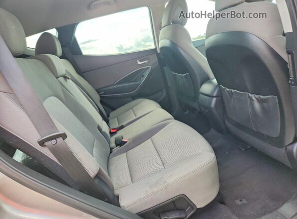 5XYZT3LB0JG567429 2018 HYUNDAI SANTA Серый Вид задней части салона