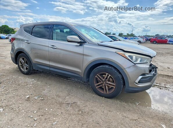 5XYZT3LB0JG567429 2018 HYUNDAI SANTA Серый Передняя правая четверть