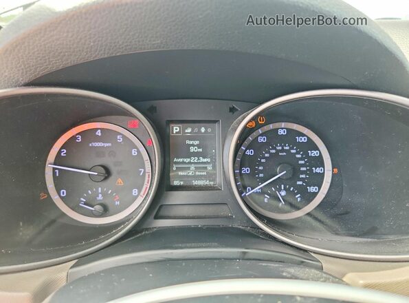 5XYZT3LB0JG567429 2018 HYUNDAI SANTA Серый Вид щитка приборов