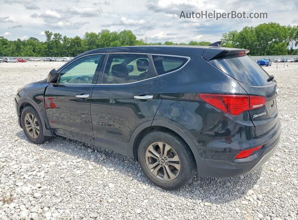 5XYZT3LB1HG410874 2017 HYUNDAI SANTA Black Tył lewy