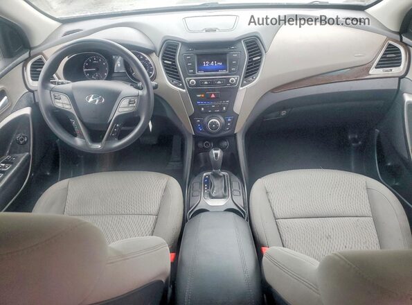 5XYZT3LB1HG454986 2017 HYUNDAI SANTA Silver Vista del salpicadero