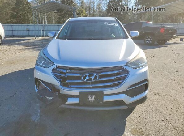 5XYZT3LB1JG563552 2018 HYUNDAI SANTA Silver Դիմացի տեսք