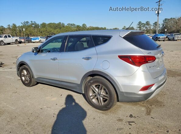 5XYZT3LB1JG563552 2018 HYUNDAI SANTA Silver Հետևի ձախ